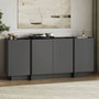 Nordure Consola Antracita y Negro